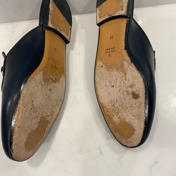 Gucci Princetown black leather slides - Picture 7 of 7